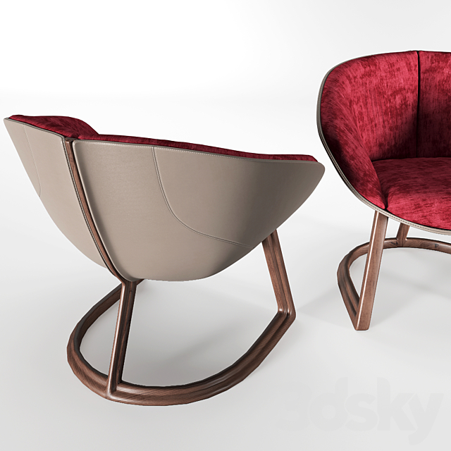 Visionnaire camden armchair 3d