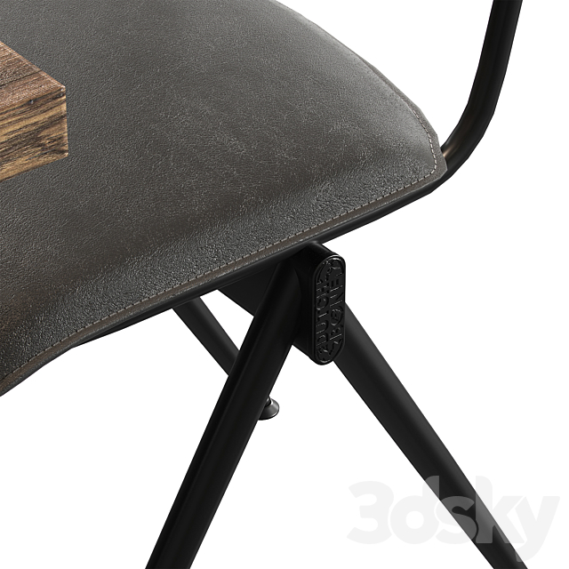 Duchbone Willow Chair and Table 3DSMax File - thumbnail 2