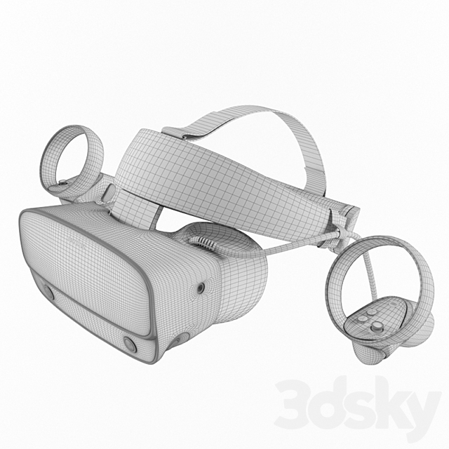 Oculus Rift S VR Headset 3DSMax File - thumbnail 3