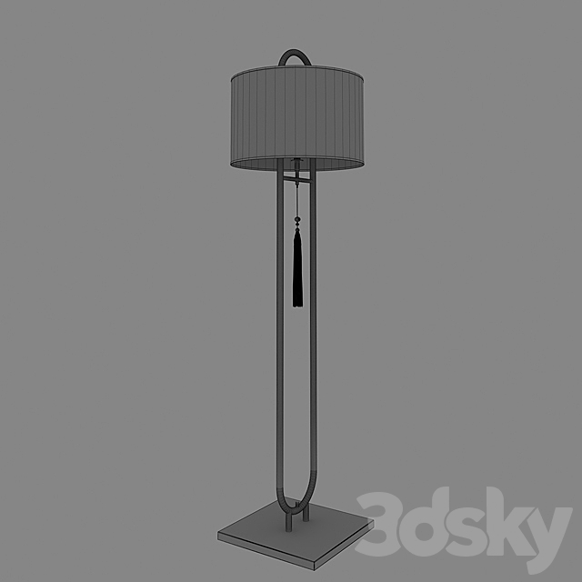 New chinese floor lamp 3DSMax File - thumbnail 3