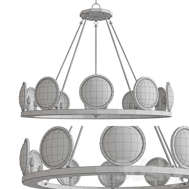 Marjiescope chandelier 3d