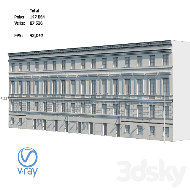 facade 3DSMax File - thumbnail 2