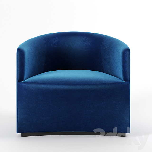 Tearoom. Lounge Chair by Menu 3d