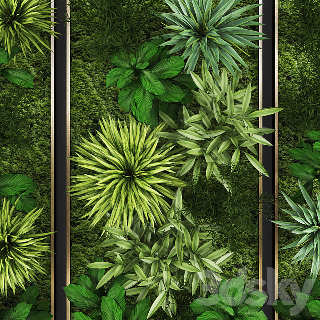 Vertical garden 01 3DSMax File - thumbnail 3