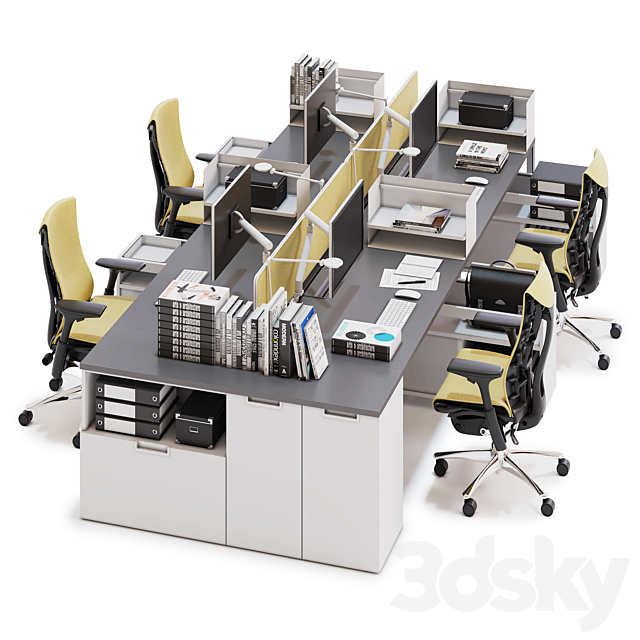 Herman Miller Layout Studio (v2) 3d