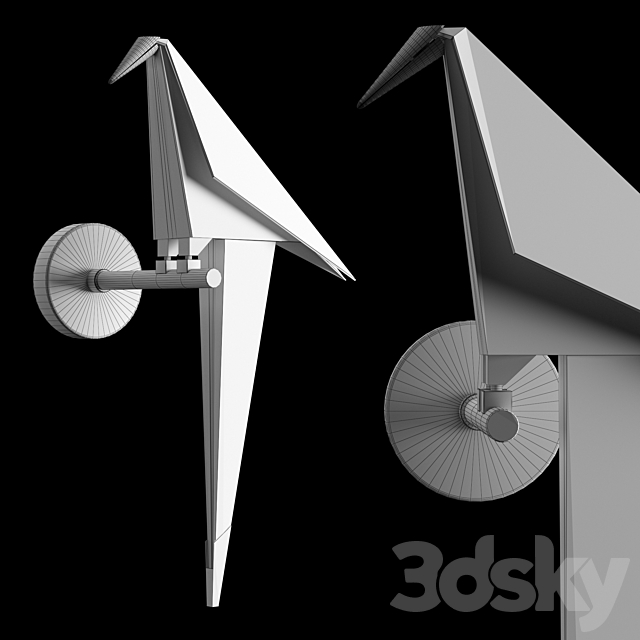 Sconce IVY Bird 3d