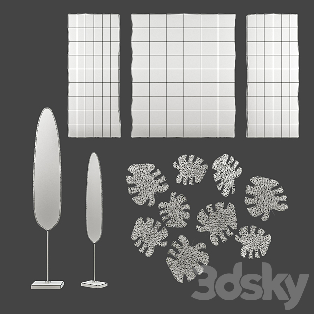 decorative set 3d