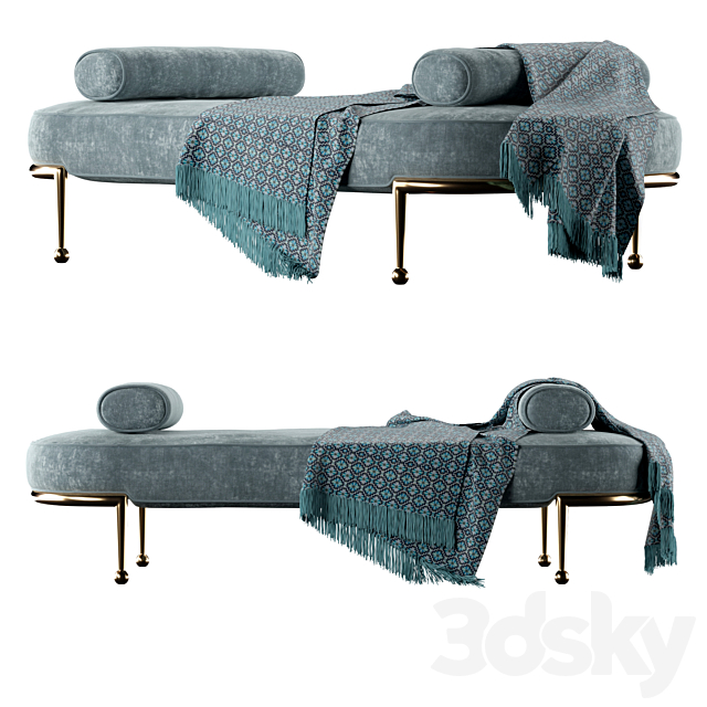 Charade Capsule Daybed by Jonathan Adler 3DSMax File - thumbnail 1