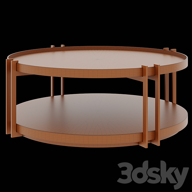 Coffee table Ferris Rafauli 3DSMax File - thumbnail 2