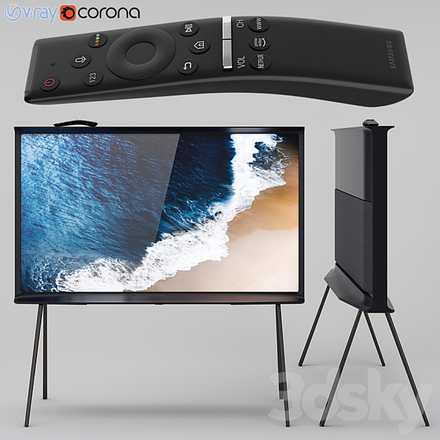 Samsung QLED The Serif TV black Free Download