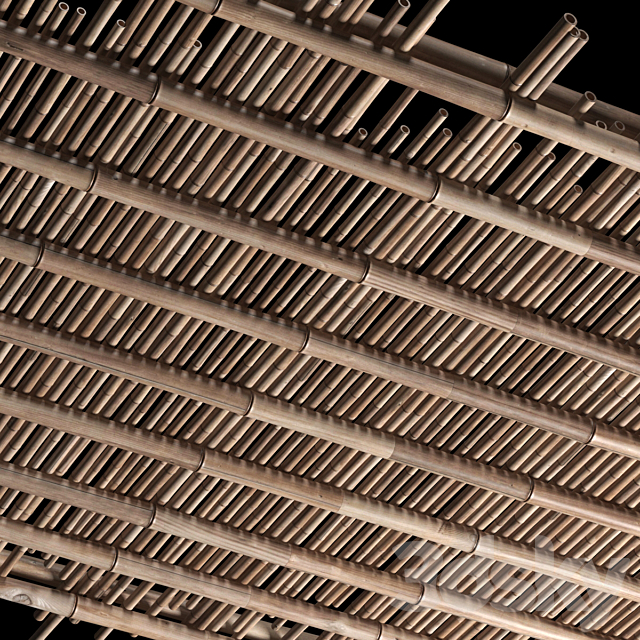 Bamboo ceiling 3DSMax File - thumbnail 1