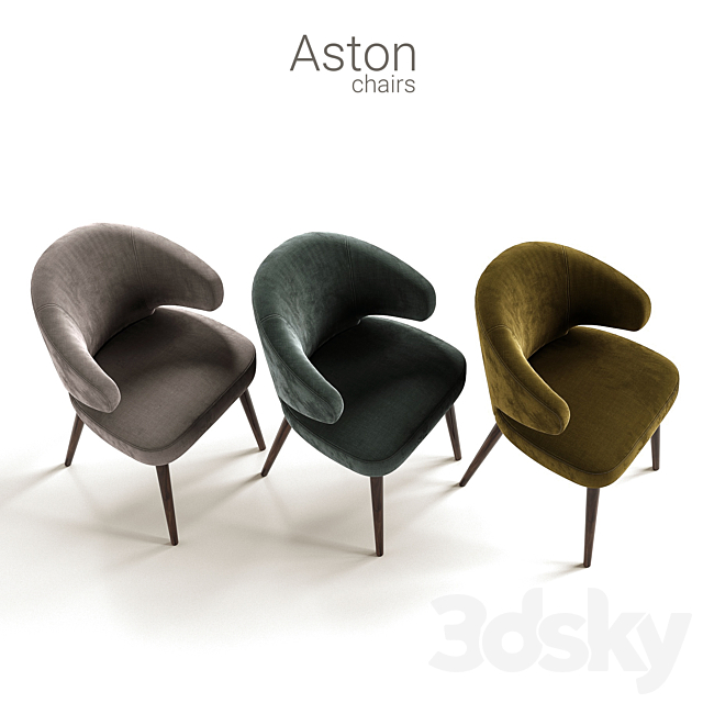 Chair Minotti Aston 3DSMax File - thumbnail 2