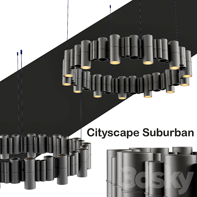 Cityscape_Suburban 3DSMax File - thumbnail 1