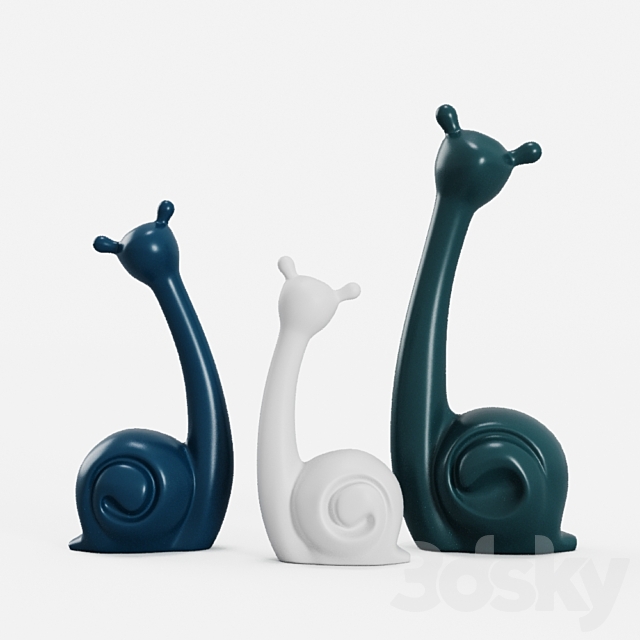 Nordic Ceramics Snail 3DSMax File - thumbnail 1