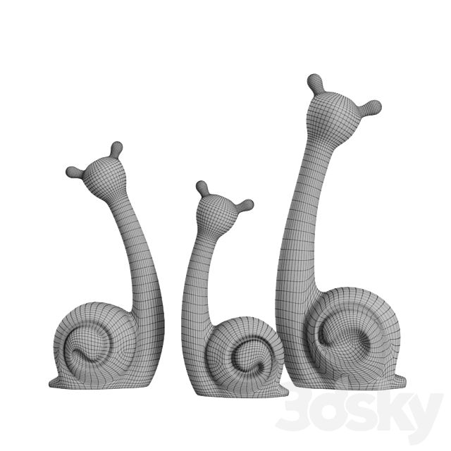 Nordic Ceramics Snail 3DSMax File - thumbnail 2