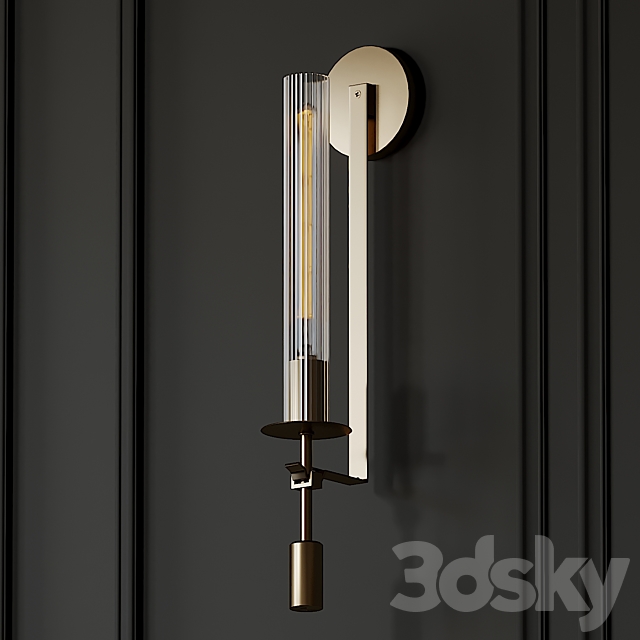 Fontanelle Single Sconce by Restoration Hardware 3d