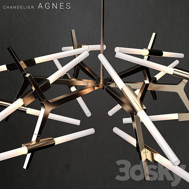 Chandelier agnes 24 lights 3DSMax File - thumbnail 2