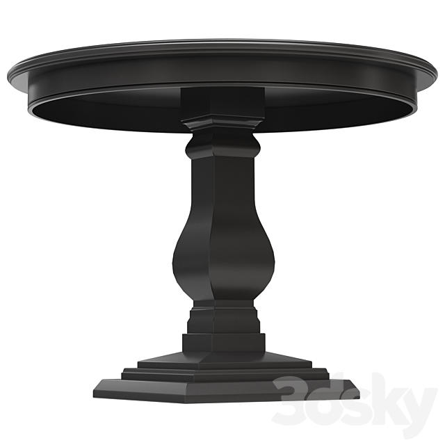 Dantone Home Round dining table 3d