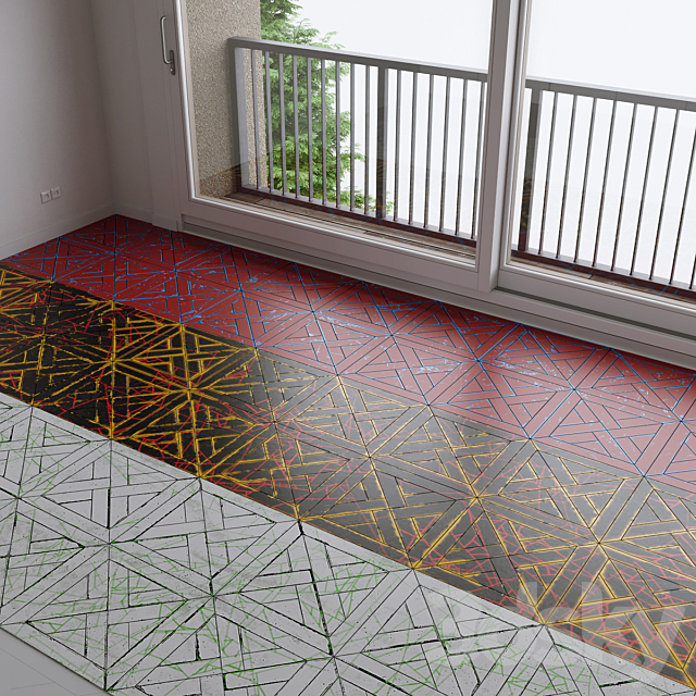 Floors set hogart 005 3d