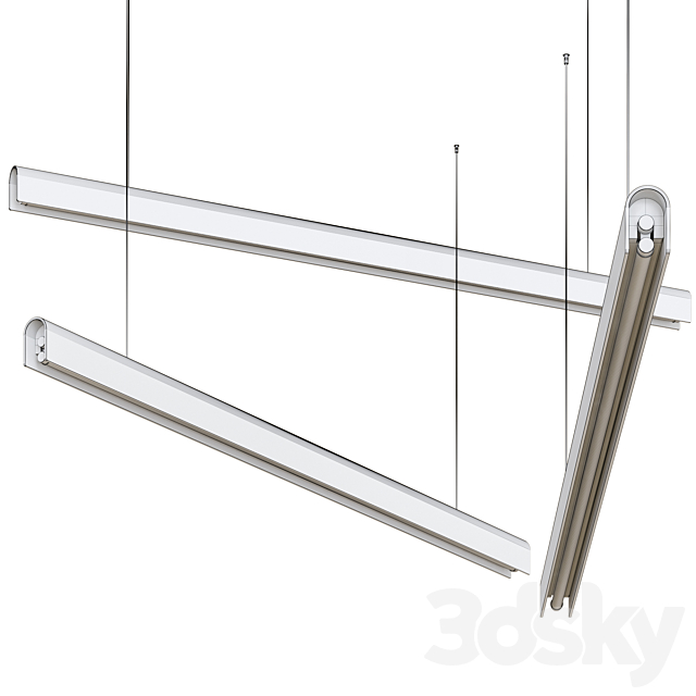 U-light by tossB Suspended Lamp 3d
