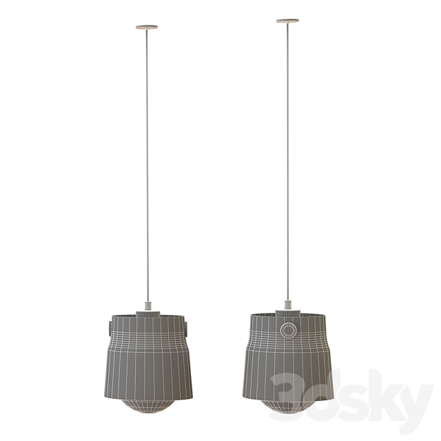 Chandelier raw THERETRO 3d