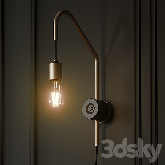 Kunkle Wall Sconce by Wrought Studio 3DSMax File - thumbnail 2