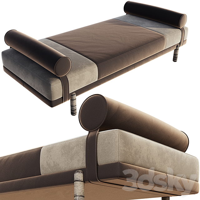 Daybed and sitting 3DSMax File - thumbnail 1