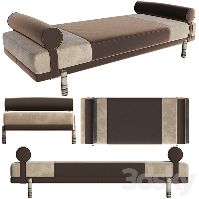 Daybed and sitting 3DSMax File - thumbnail 2