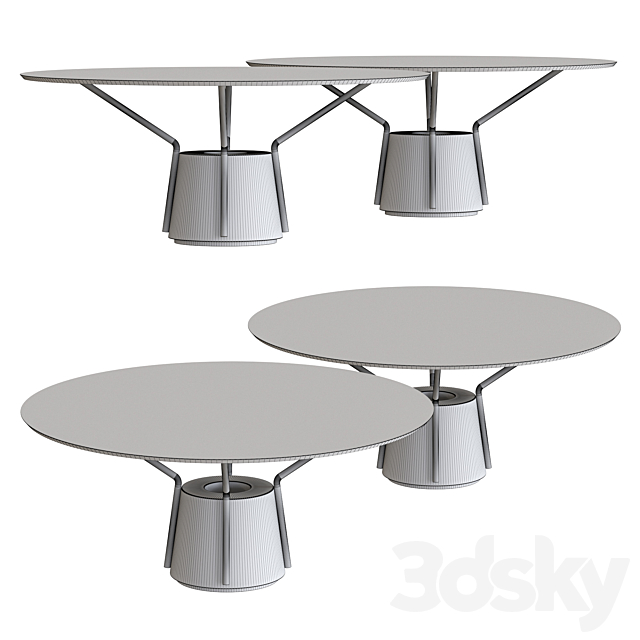 Natevo Balloon Round Table 3d