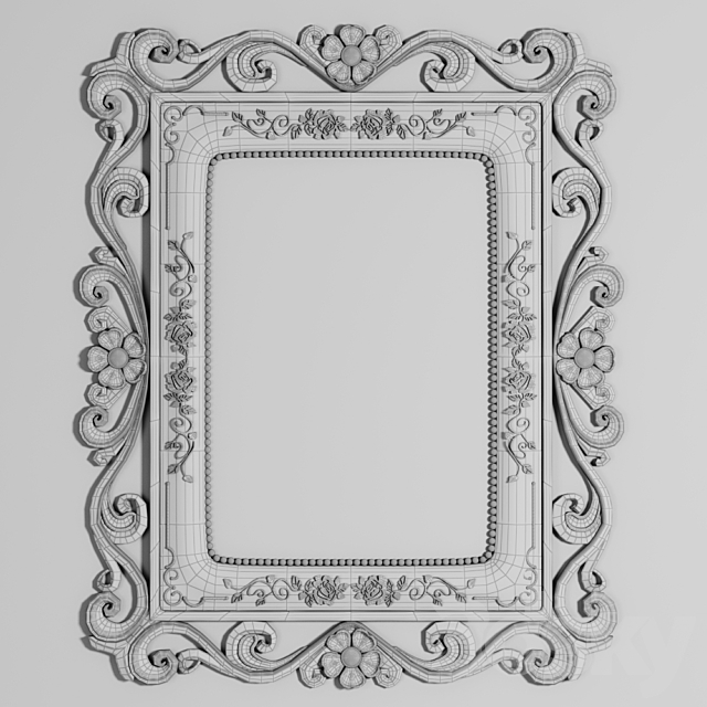 classic picture frame 1 3DSMax File - thumbnail 3