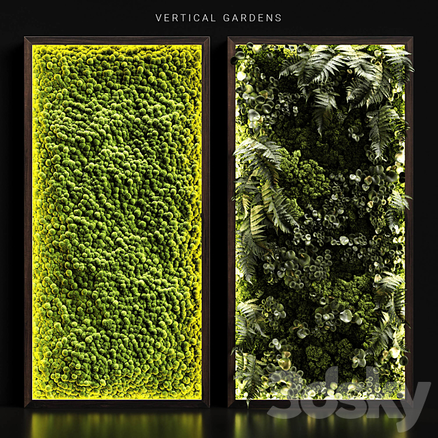 Vertical gardens 3DSMax File - thumbnail 1