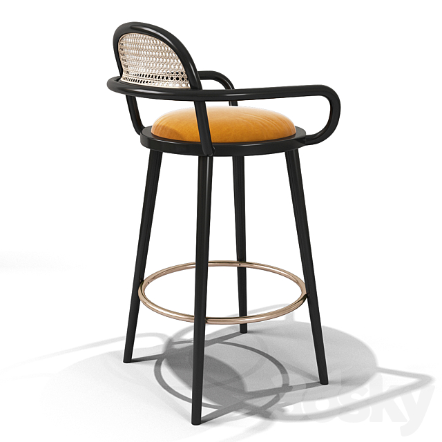Luc Bar Stool 3d