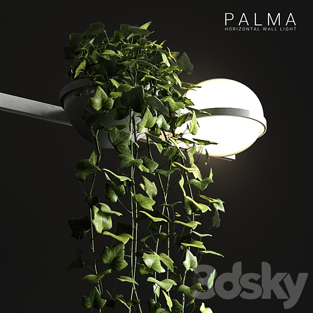 Wall light Vibia Palma 3702 3d
