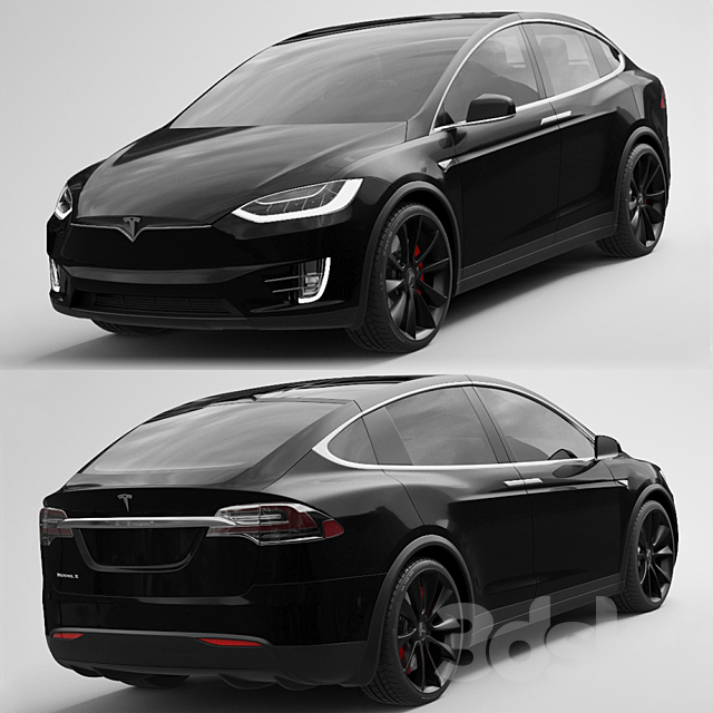 Tesla model x 3DSMax File - thumbnail 1