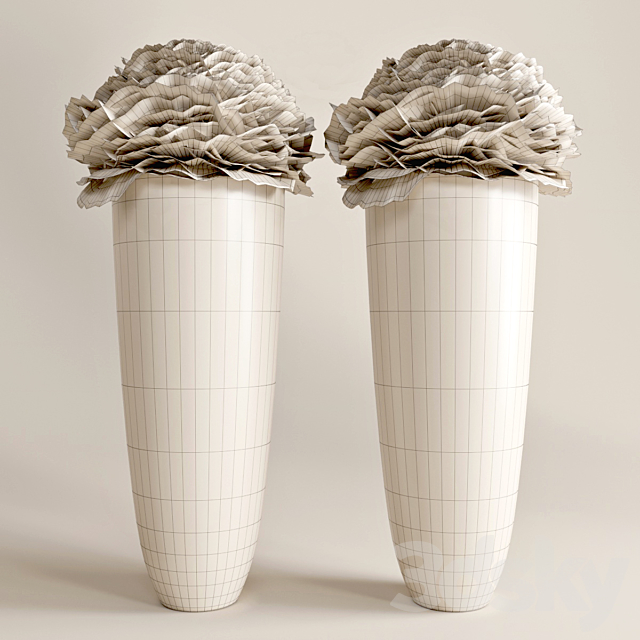 Decorative pot 3d