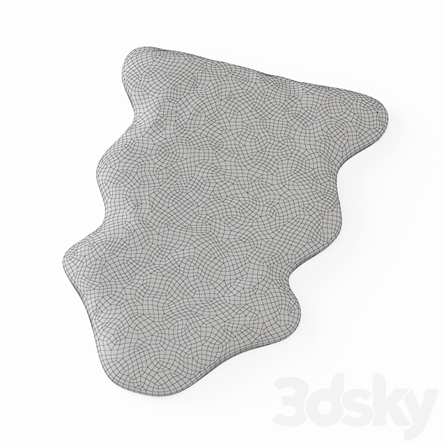Forsyth New Zealand Sheepskin Skin Rug 3DSMax File - thumbnail 5
