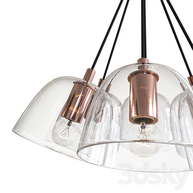 Hanging chandelier Lumion Joseph 4455_6 3d