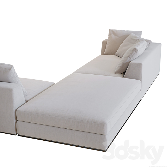 Minotti Hamilton Modulo Sofa 3dskyfree