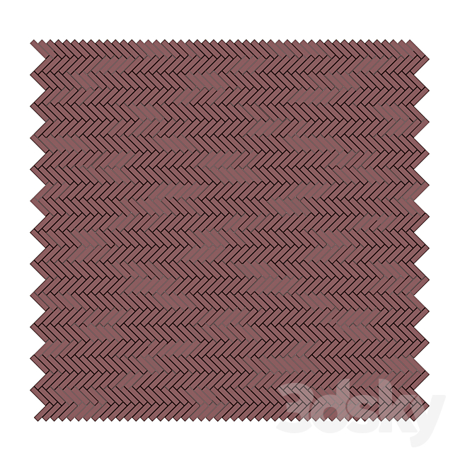 Ceramic tile set 04 – Herringbone Terracotta 3DSMax File - thumbnail 3