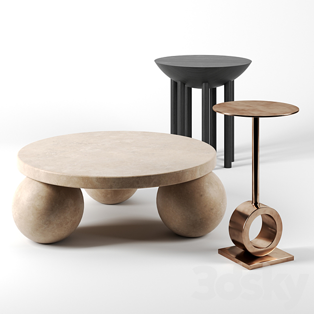 Tables by Kelly Wearstler 3DSMax File - thumbnail 1