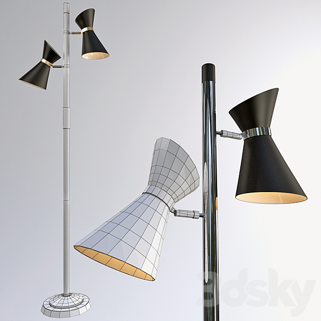 CAMERON. floor lamp model from Dainolite. USA. 3DSMax File - thumbnail 2