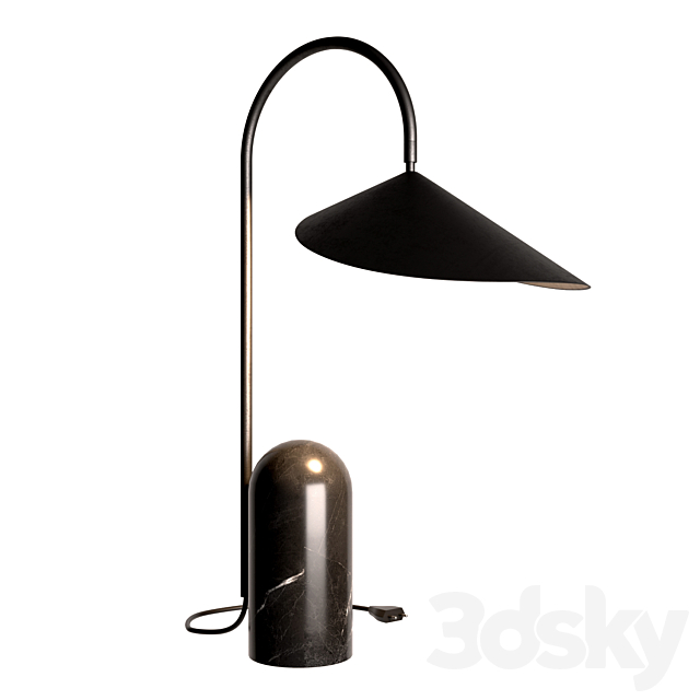 Ferm living arum lamp 3d