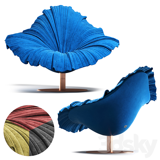 Bloom chair by Kenneth Cobonpue 3DSMax File - thumbnail 2