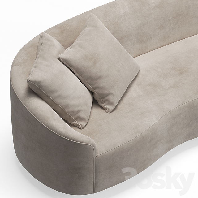 Turner Small Sofa Mist 3d