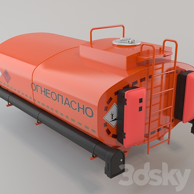 Tank truck 3d