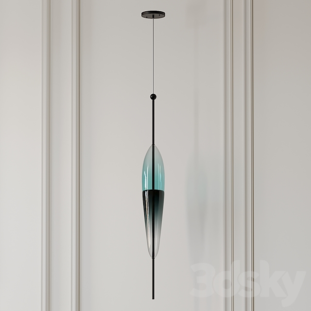 Flow S1 and S2 Pendant by Wonderglass 3DSMax File - thumbnail 3