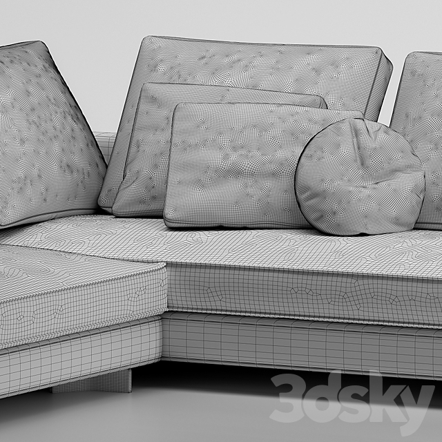 Minotti daniels 2 3DSMax File - thumbnail 3