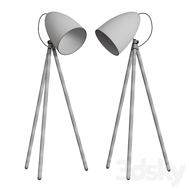 Orbit floor lamp 3d