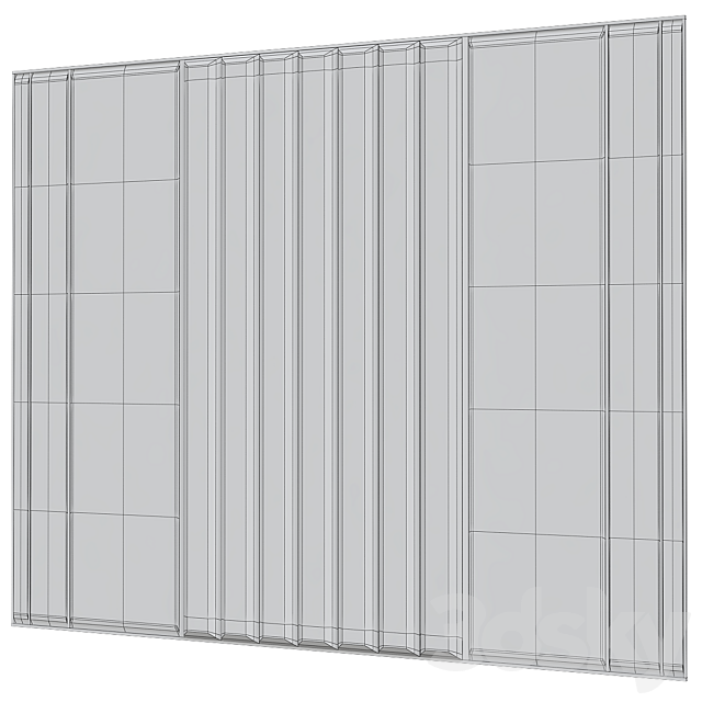 Headboard Premium PRO No. 50 3DS Max Model - thumbnail 2