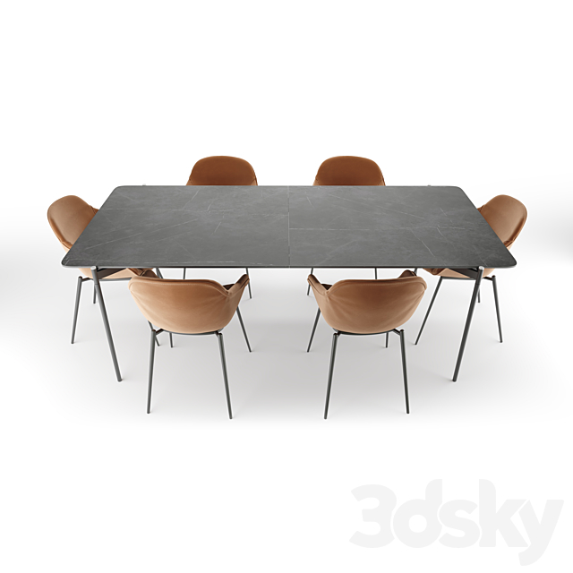 Dining set. BoConcept 3d